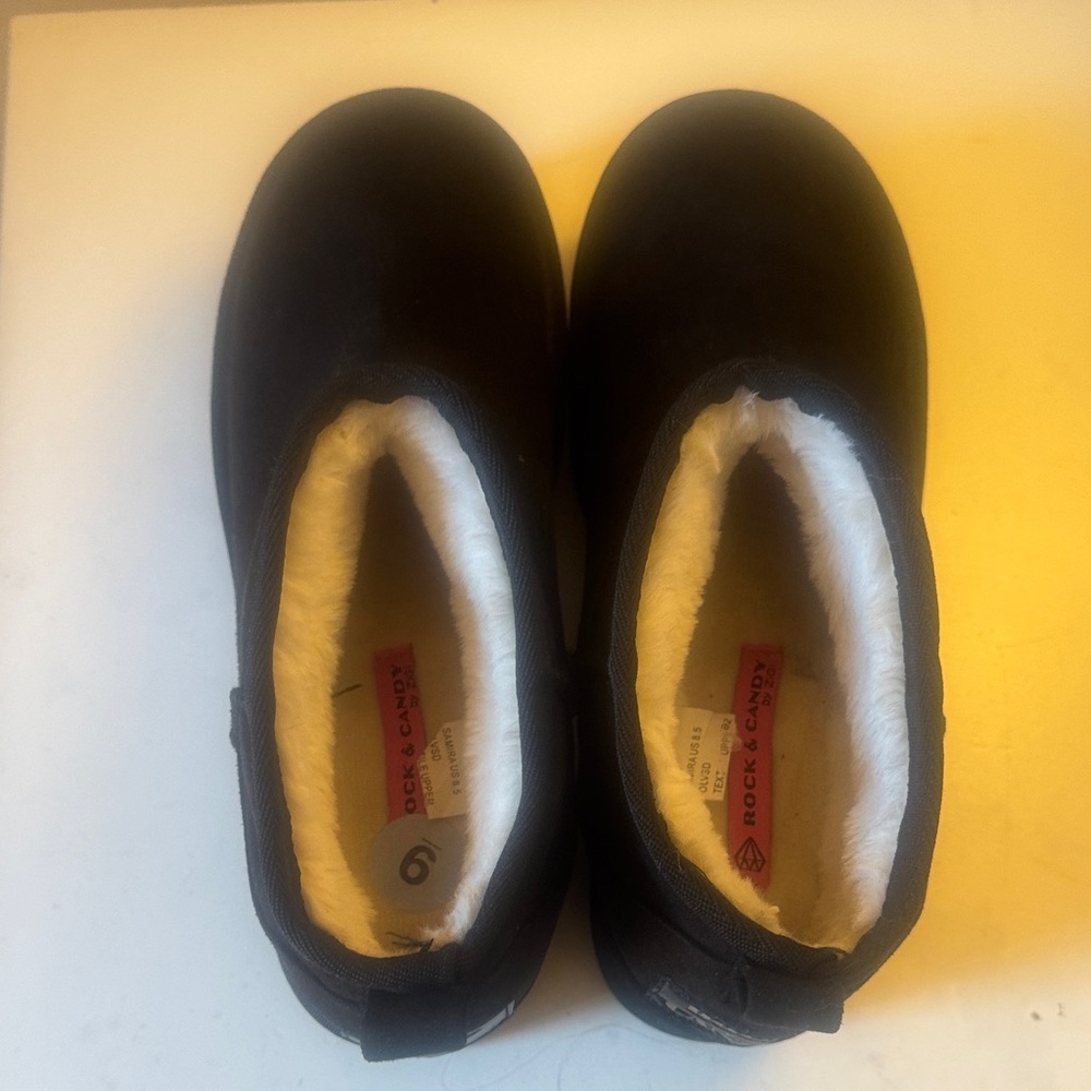 Rock & Candy Kids Black Slippers